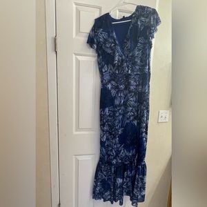Blue long dress